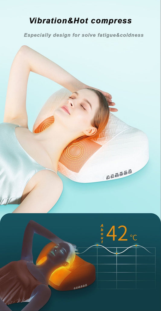 Heating Massage Pillow for Back, Waist, Shoulder, Neck