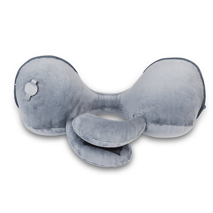 Inflatable U-Shaped Neck Pillow with Press-Type Design