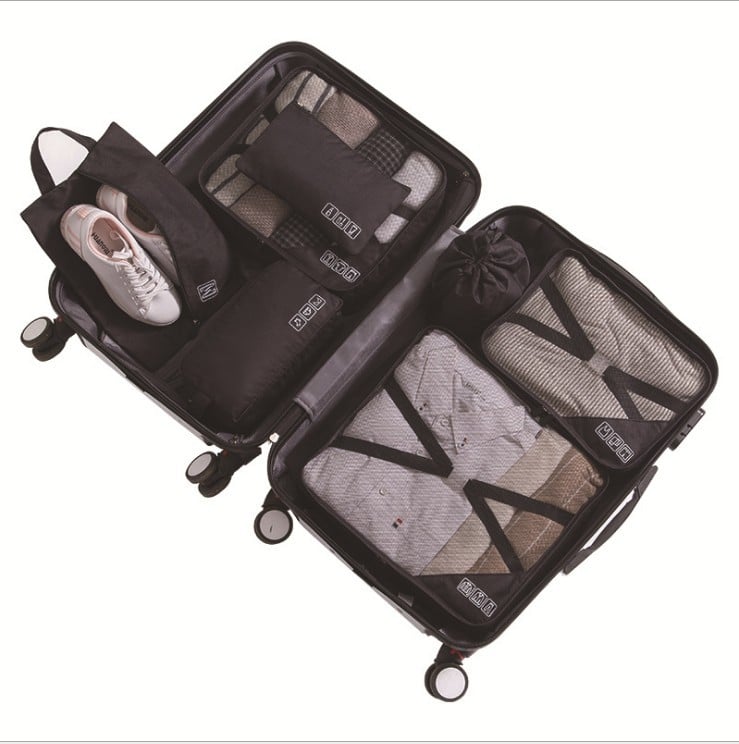 Travel organizer set – een opgeruimde koffer, óók als je eenmaal op vakantie bent