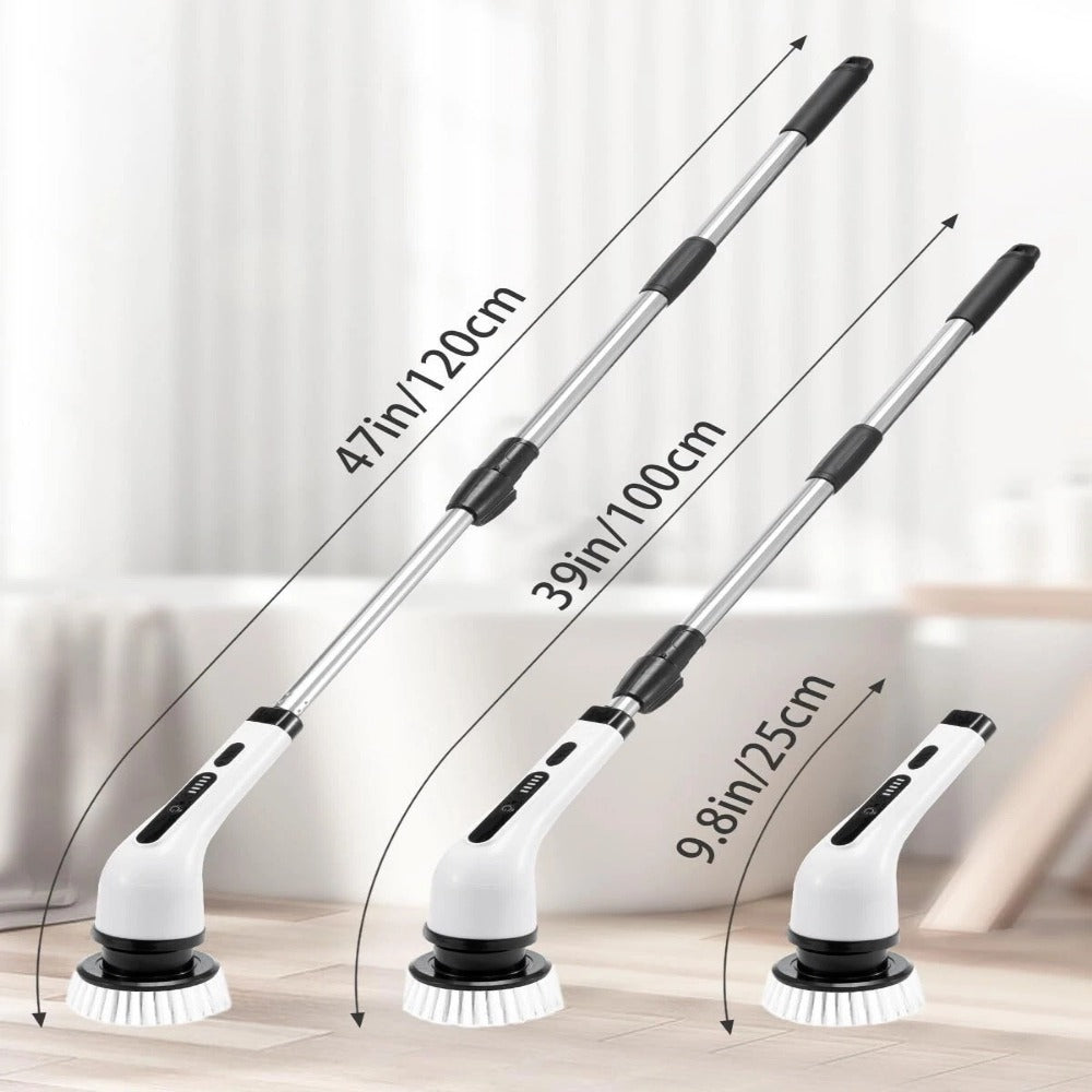 Electric Spin Scrubber with 9 Replaceable Brush Heads