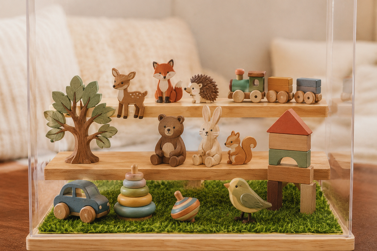 Transparante display organizer – geef kleine verzamelingen eindelijk een eigen plek