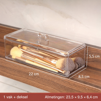 Transparante badkamer organizer – alles zichtbaar, alles op z’n plek