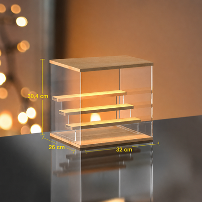 Transparante display organizer – geef kleine verzamelingen eindelijk een eigen plek