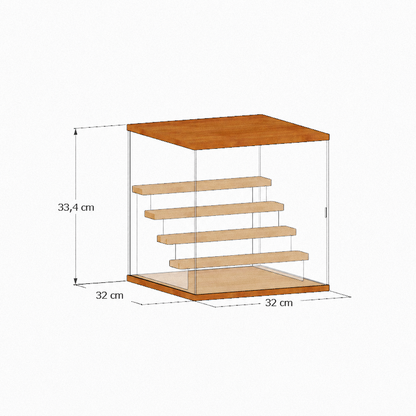 Transparante display organizer – geef kleine verzamelingen eindelijk een eigen plek