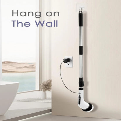 Electric Spin Scrubber with 9 Replaceable Brush Heads