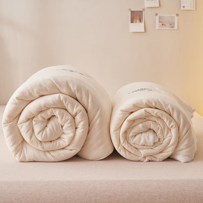 Thick Warm Cotton Bean Fiber Comforter for Adults