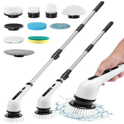 Electric Spin Scrubber with 9 Replaceable Brush Heads